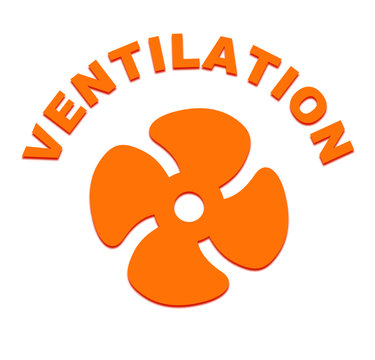 ventilation symbole orange