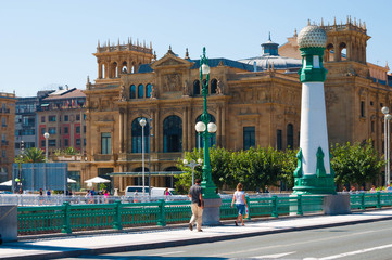 Naklejka premium San Sébastian, Espagne