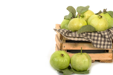 Group of guava fruit,tropical fruit