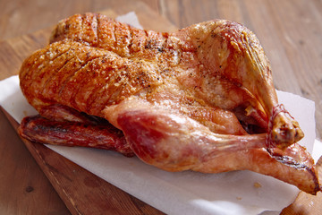 Whole roasted duck