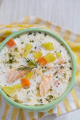 Salmon soup