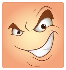 Naughty Smile Face Box Smiley