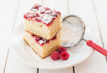 Raspberry and Yogurt Cake