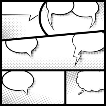 Comic Rahmen als Hintergrund