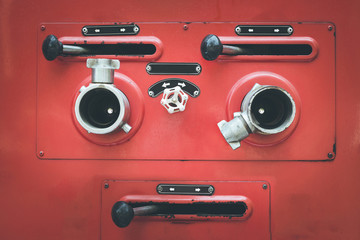 Fire truck hose connectors