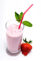 Milk shake fraise