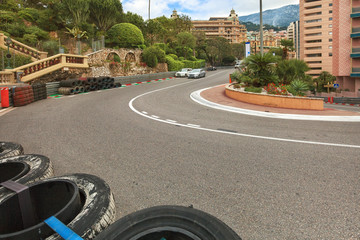Monaco track formula 1 championship, Cote d'Azur