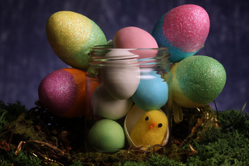 decorazioni di uova per la pasqua