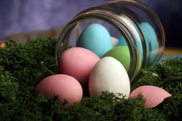 decorazioni di uova per la pasqua