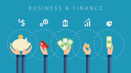 business and finance vector background