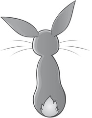 Kaninchen sitzt still