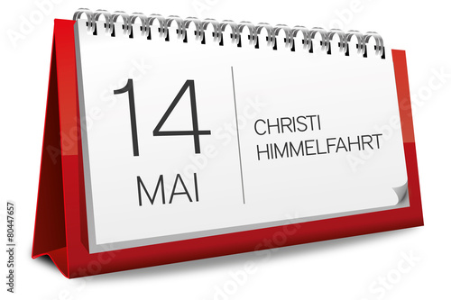 14 Mai 2015 Christi Himmelfahrt Kalender Stock Image And Royalty