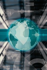 Composite image of earth