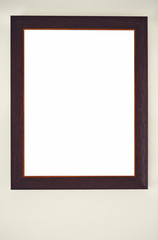 Classic wooden photo frame
