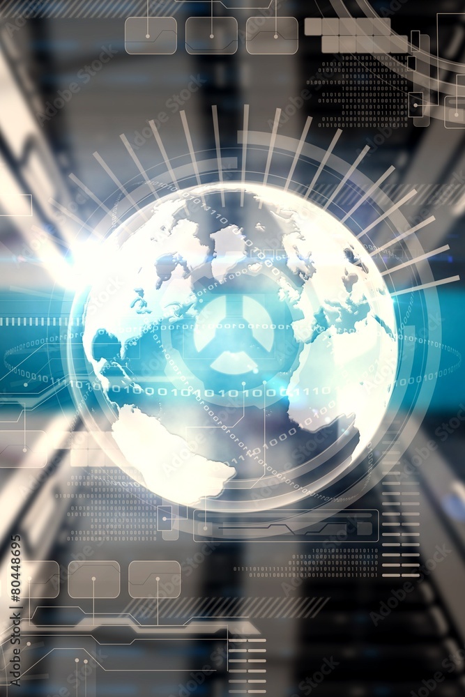 Poster composite image of server tower