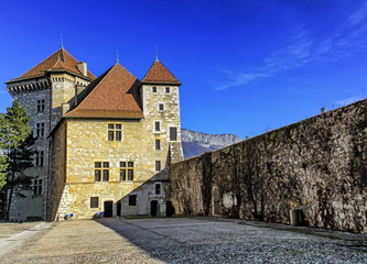 Fototapeta na wymiar Annecy castle, France