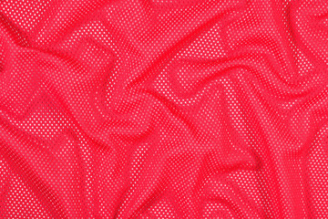 Red crumpled nonwoven fabric background