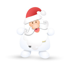 Cute White Small Santa Character