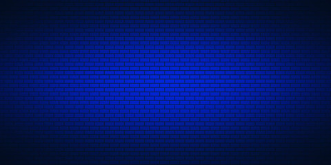 bricks Blue background