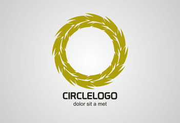 Circle logo vector