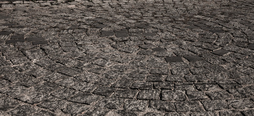 Stone road texture