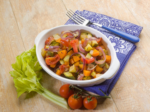 mixed vegetables salad