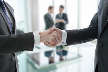 Business handshake