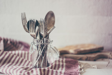 Rustic dinnerware