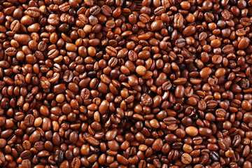 Coffee beans background