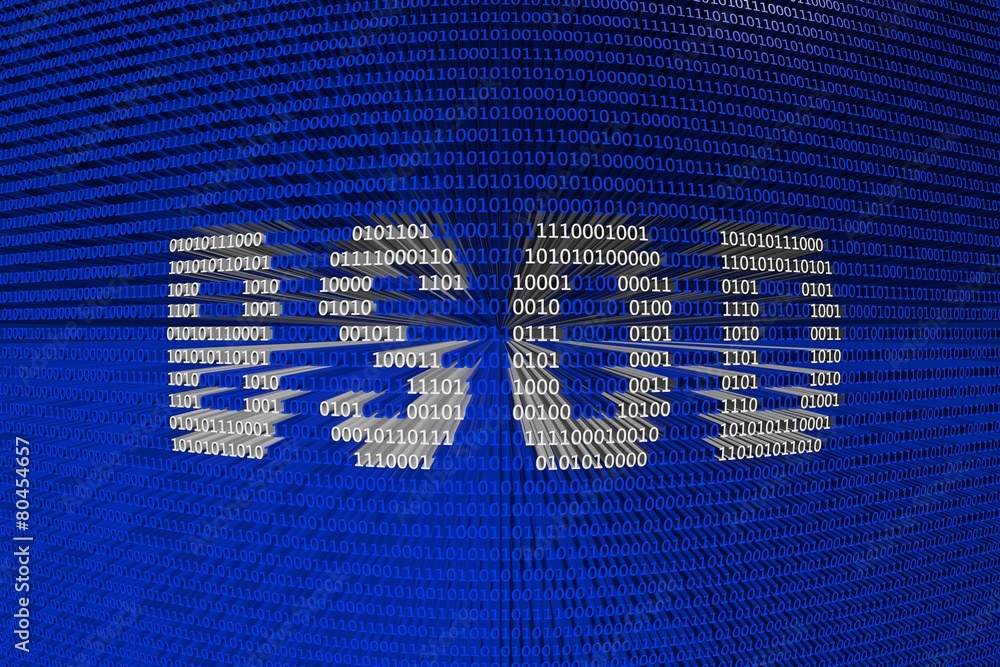 Poster binary code bsod