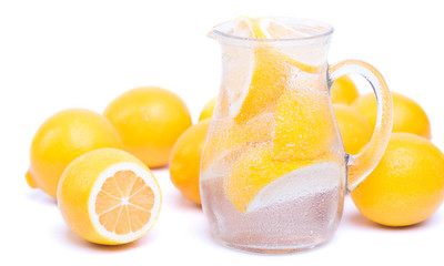 fresh lemon's water