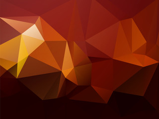modern beautiful red yellow brown triangular background