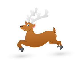 Vixen Running Reindeer