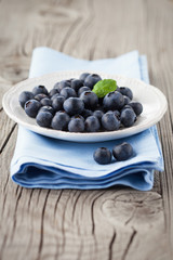 Fresh blueberries