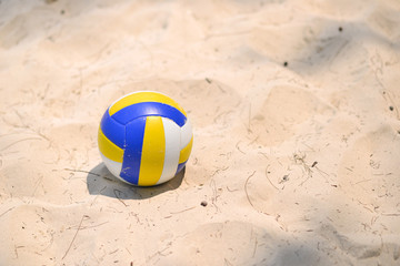 volleyball on the sand