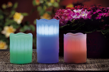  electric candles seems normal candles