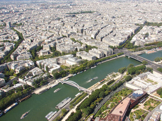 vue aérienne paris