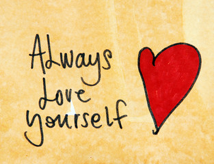 always love yourself