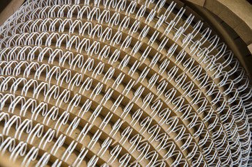 roll of spiral at print house catalog, magazine, brochure production