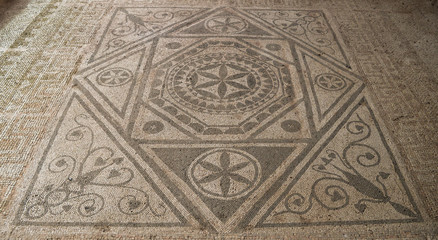 Roman floor mosaic, Risan
