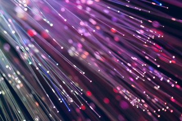 fiber optics lights abstract background