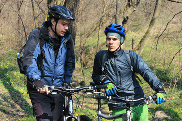 Fototapeta premium Travel by bike