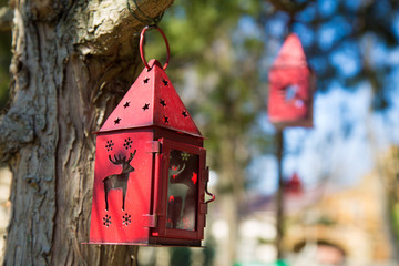 Old hanging lanterns