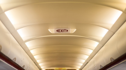 exit emergency on plane