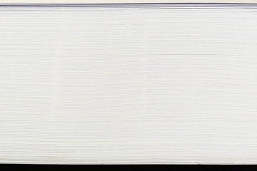side view of stack papers