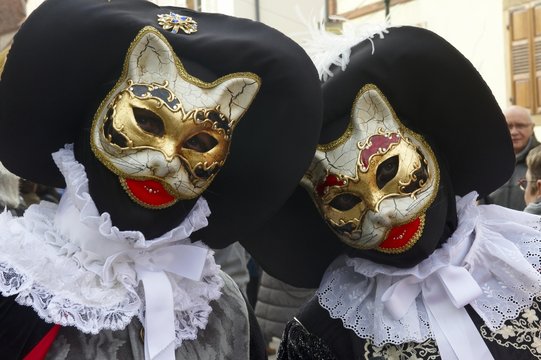 carnaval v&eacute;nitien de rosheim en alsace