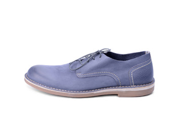 Blue male shoe