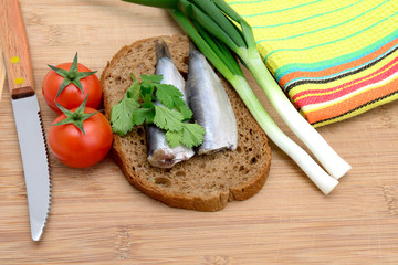 herring and green onion