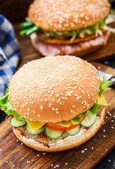 Fish burger