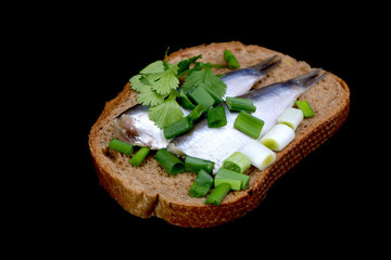 herring and green onion